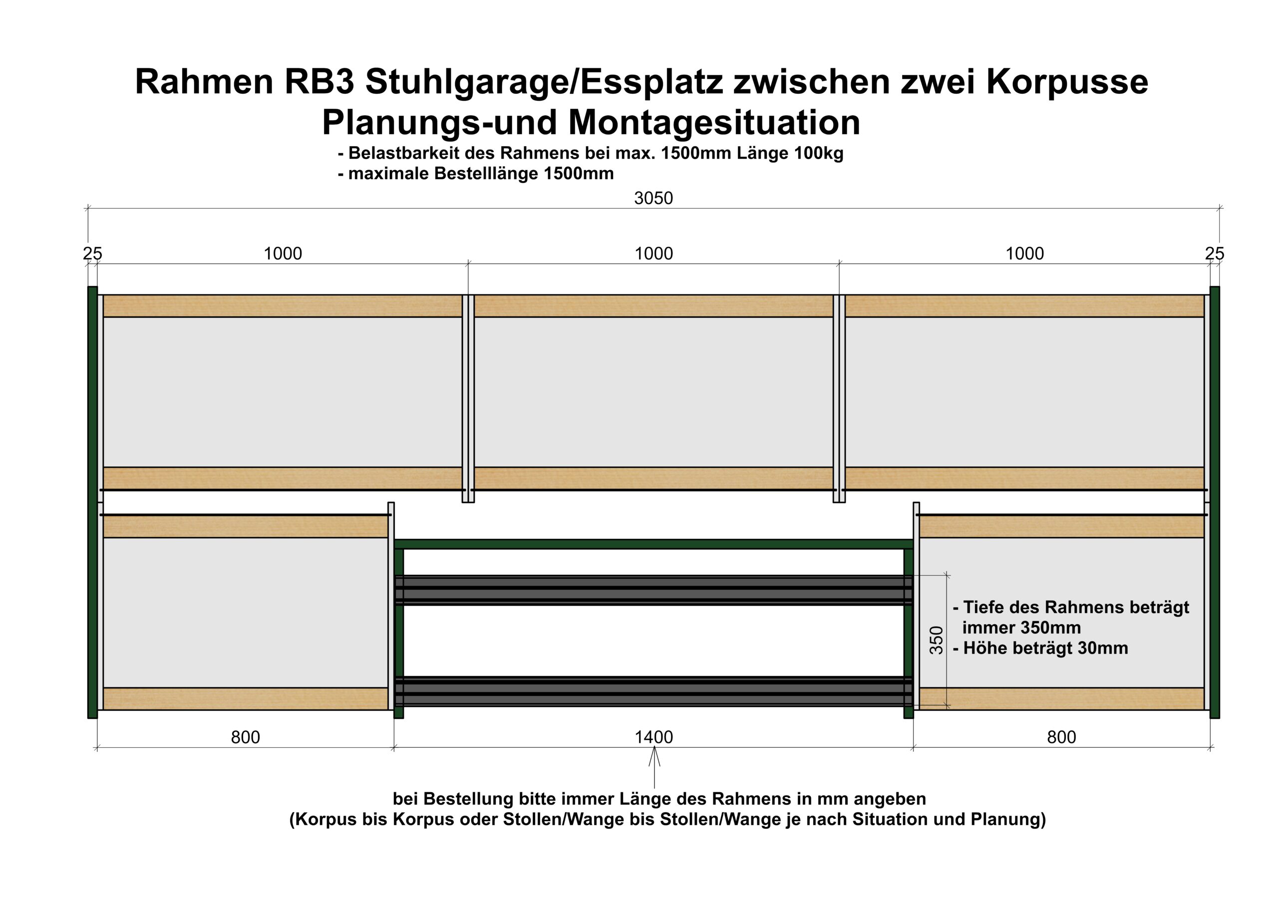 Rahmen RB3 Stuhlgarage/Essplatz – Bild 4